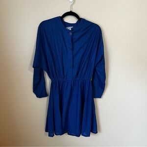 Vintage blue polka dot dress medium